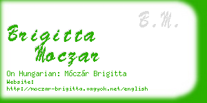 brigitta moczar business card